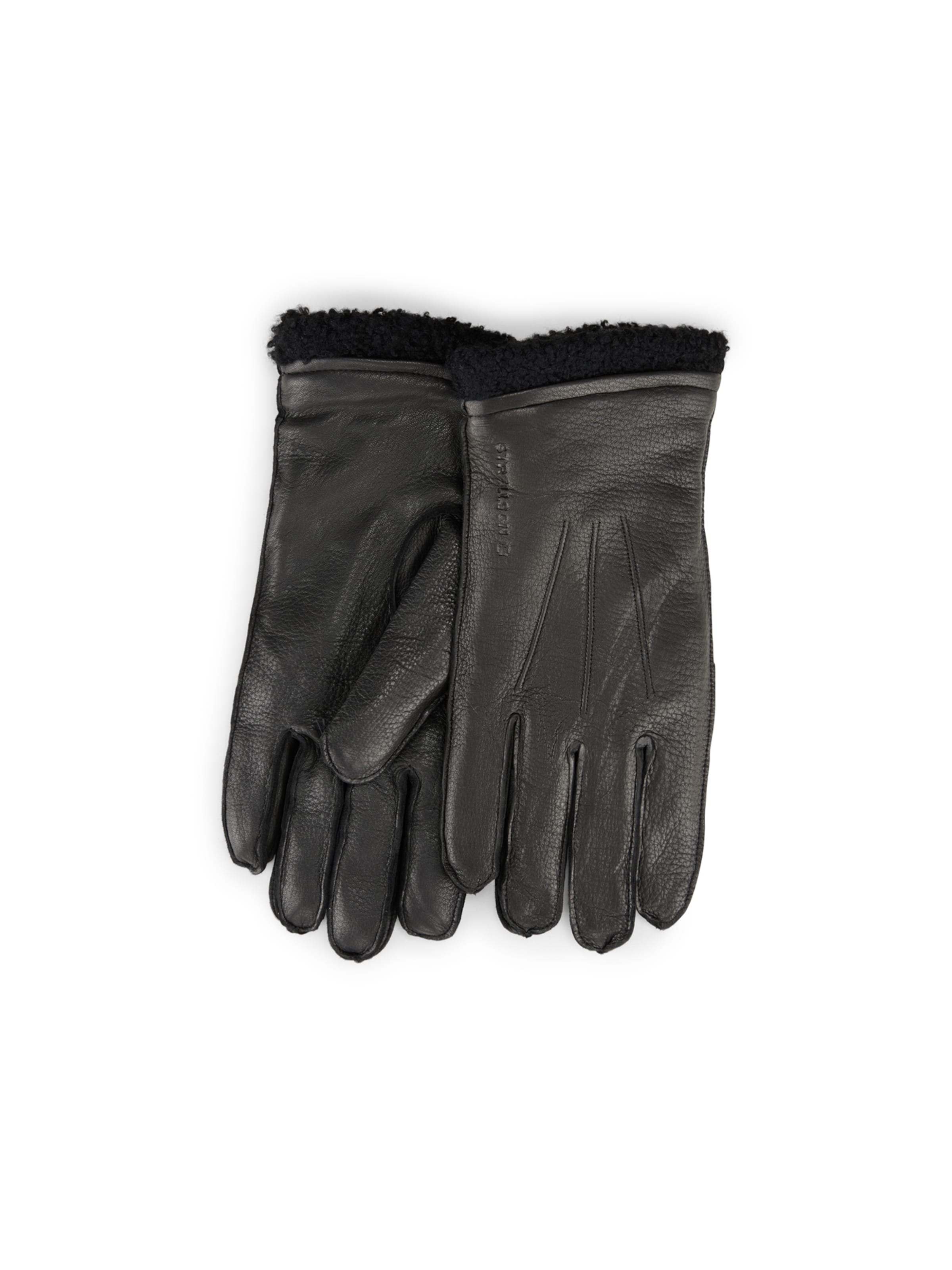 STRELLSON Handschuhe in Schwarz: Vorderseite