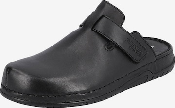 Rieker - Pantufa em preto: frente