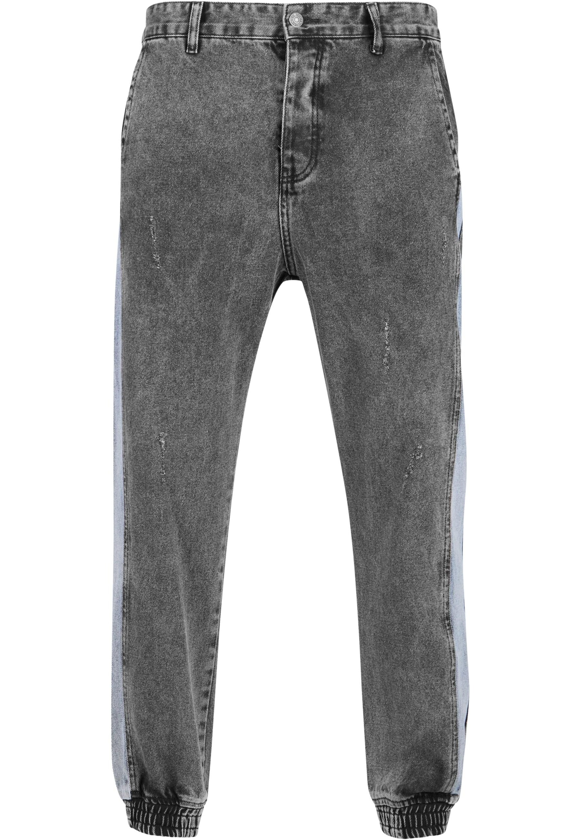 2Y Premium Tapered Jeans in Grau: Vorderseite