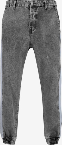 2Y Premium Tapered Jeans in Grey: front