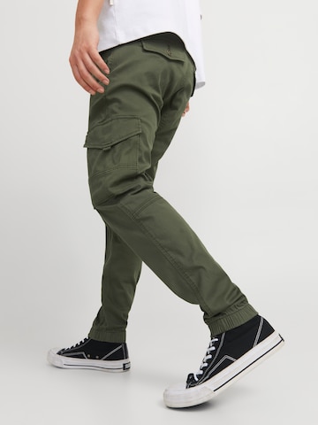 JACK & JONES Tapered Hose 'JJIPaul JJFlake' in Grün