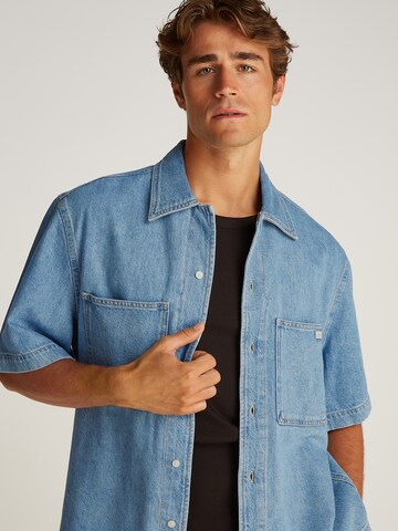 Regular fit Cămașă de la Calvin Klein Jeans pe albastru