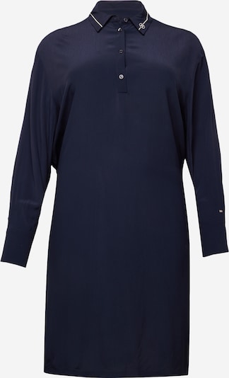 Tommy Hilfiger Curve Рокля тип риза в тъмносиньо / бяло, Преглед на продукта