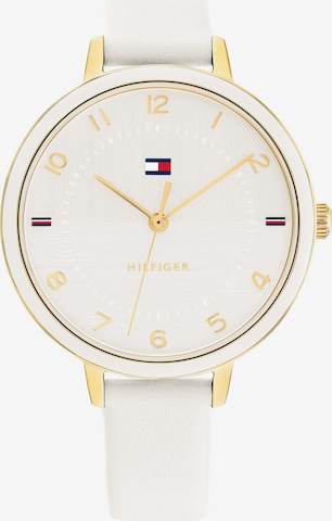 TOMMY HILFIGER Аналогов часовник в бяло