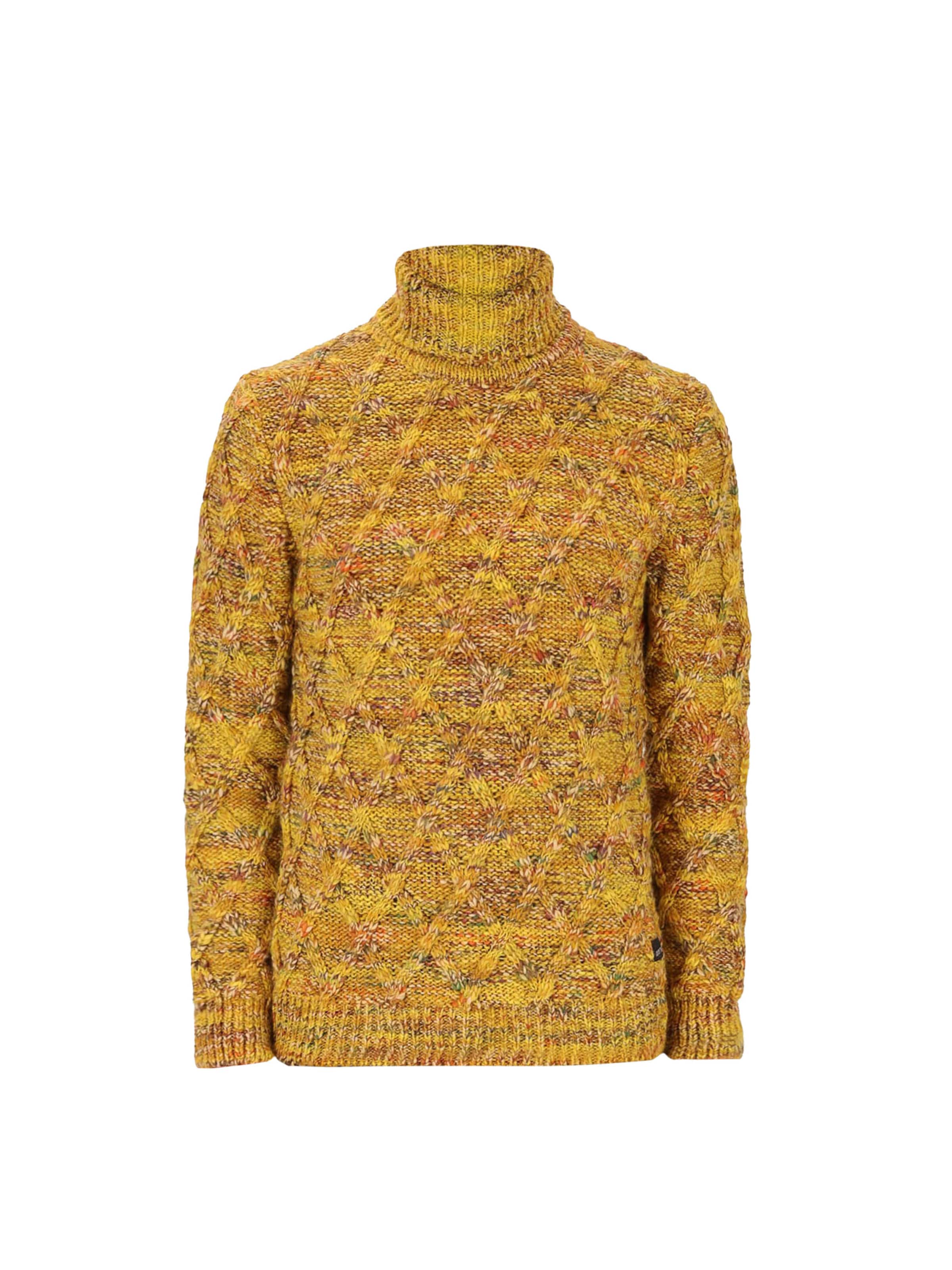 Distretto12 Trui in Geel: voorkant