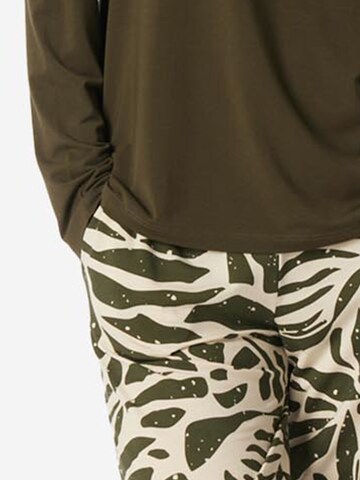 SCHIESSER Pajama 'Selected Premium' in Green