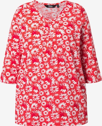 Ulla Popken Shirt in Rood: voorkant