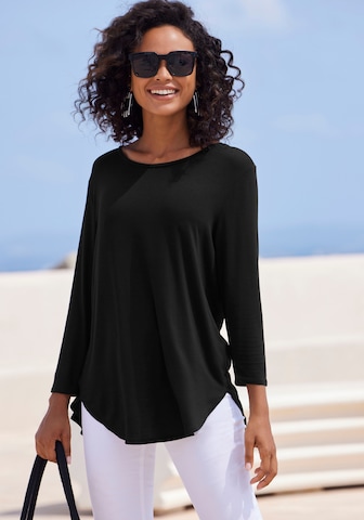 LASCANA Shirt in Black: front