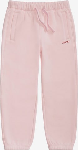 ESPRIT Loose fit Pants in Pink: front