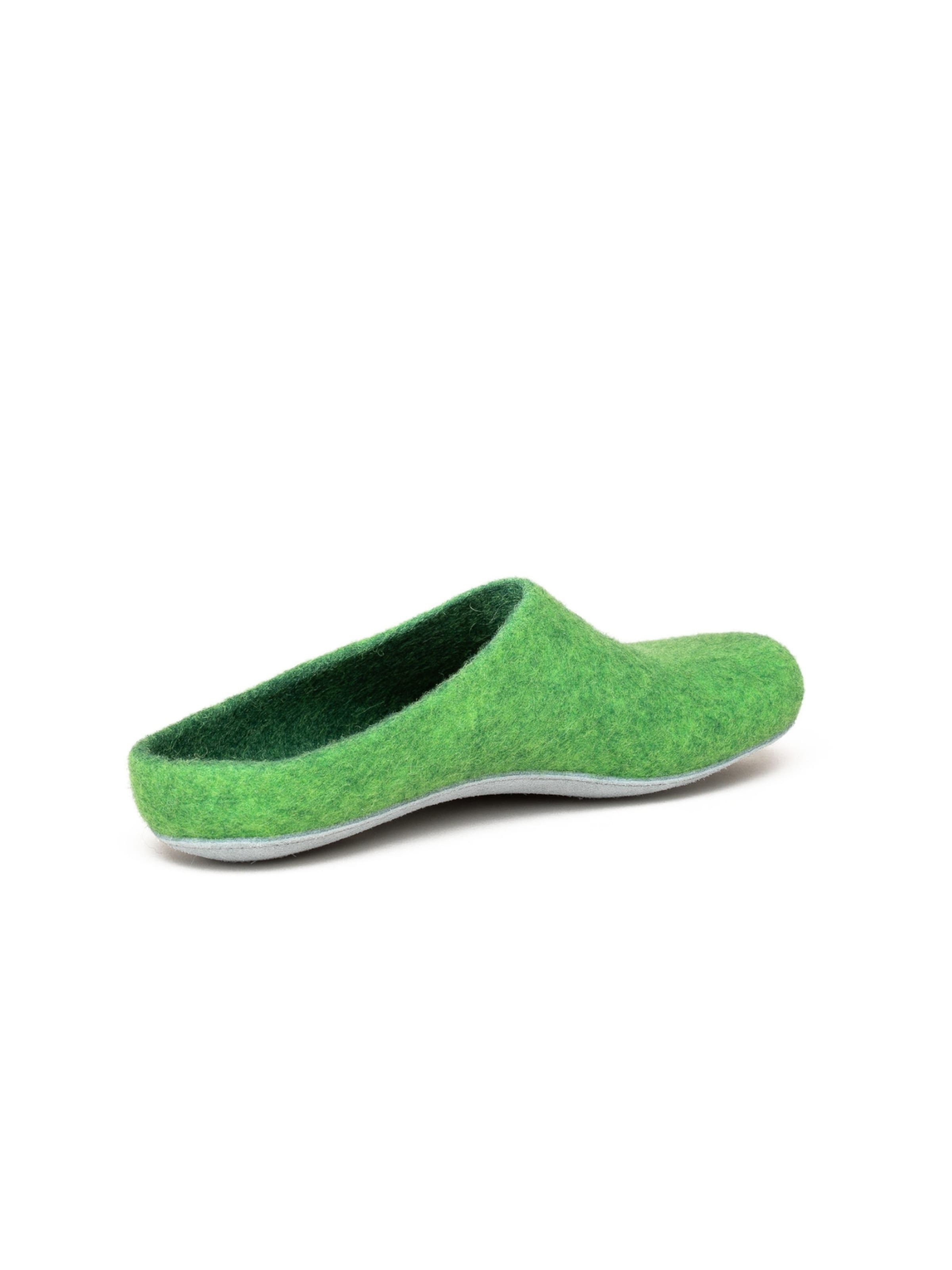 MagicFelt Slippers 'Filzpantoffel AP 701' in Green