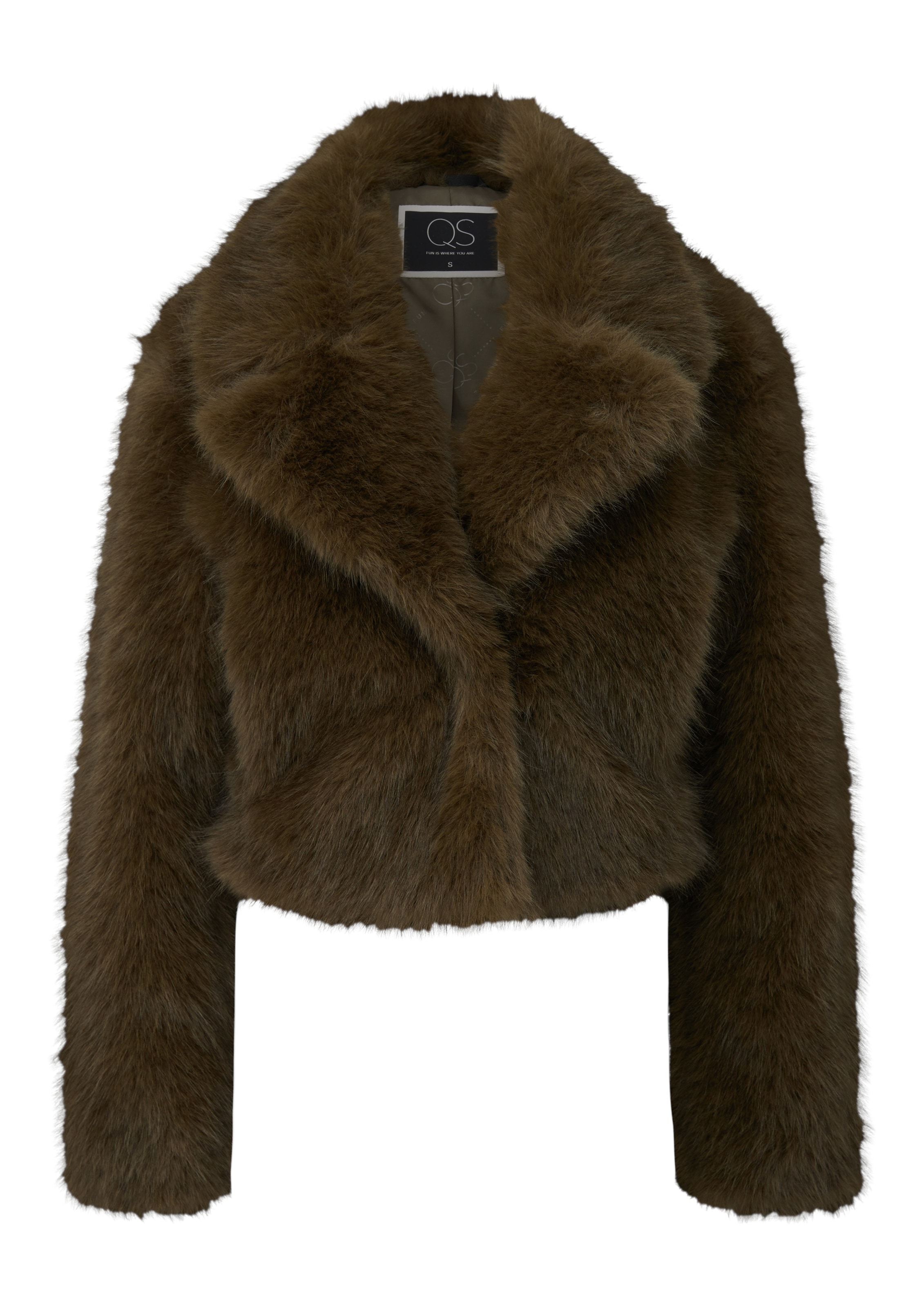 QS Tussenjas in Bruin: voorkant