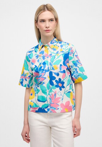 ETERNA Blouse in Blauw: voorkant
