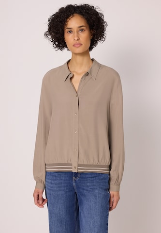 STREET ONE Blouse in Brown: front