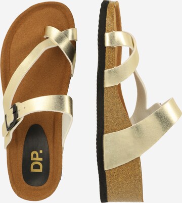 Dorothy Perkins T-bar sandals 'Riley' in Gold