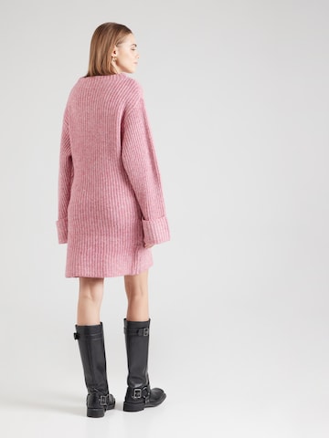 Lindex Knitted dress 'Hanny' in Pink