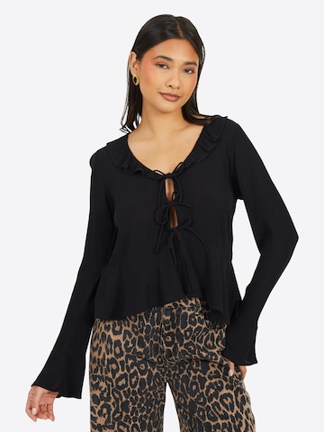 Camicia da donna di BRAVE SOUL in nero: frontale