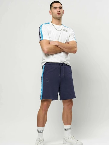 KAPPA Szabványos Nadrág ' KMLogo ' - kék: elől