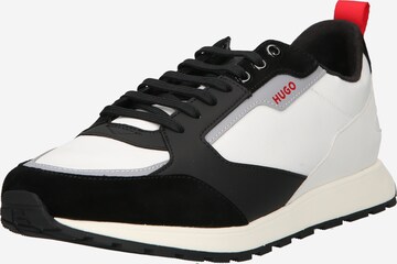 HUGO Sneakers laag 'Icelin' in Wit: voorkant