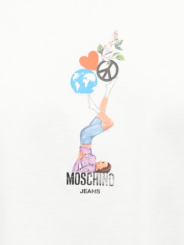 Moschino Jeans - Camiseta en blanco