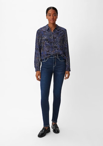 comma casual identity Skinny Jeans in Blauw: voorkant