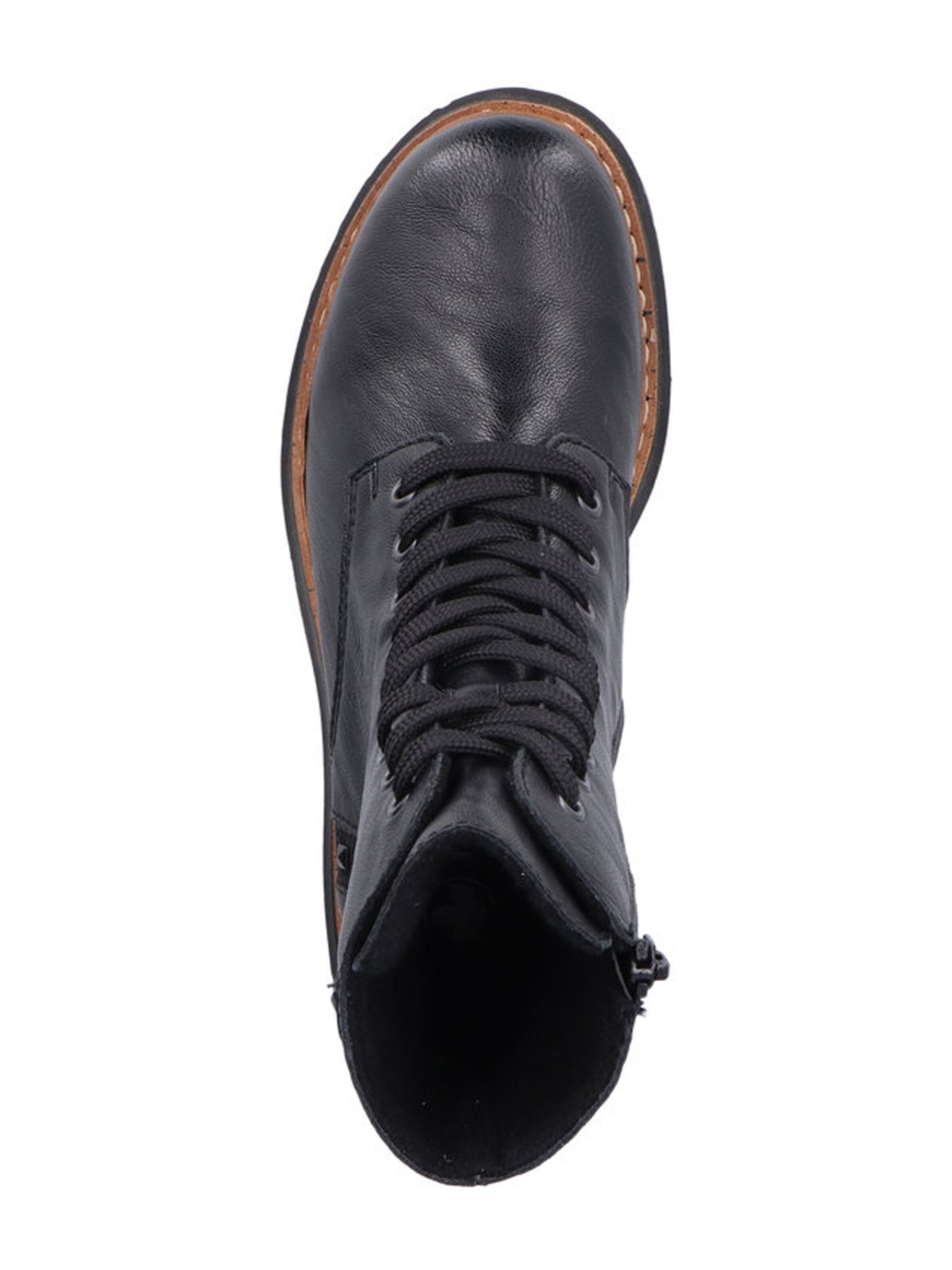 Ghete cu șireturi de la Rieker pe negru