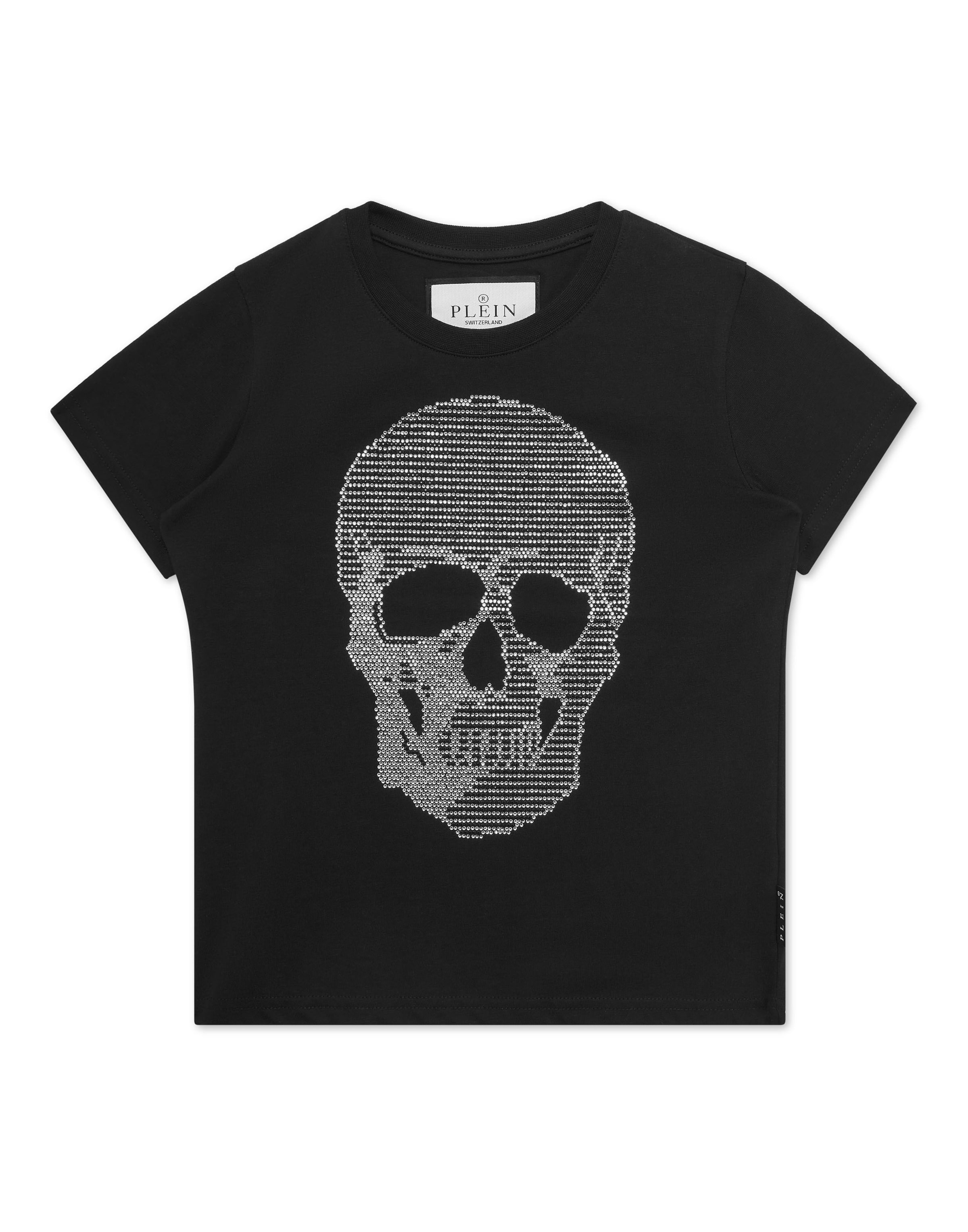 Philipp Plein - Camiseta 'Skull' en negro: frente
