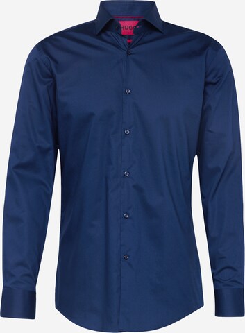 HUGO - Camisa 'Kason' en azul: frente