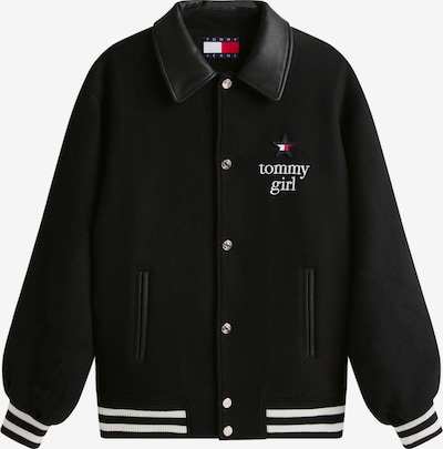Tommy Jeans Kurtka przejściowa w kolorze ostra czerwień / czarny / białym, Podgląd produktu