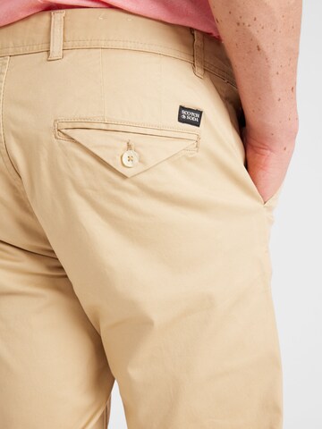 SCOTCH & SODA - Regular Calças chino 'Essentials' em bege