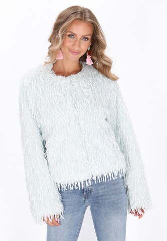 IZIA Prehodna jakna | modra barva: sprednja stran