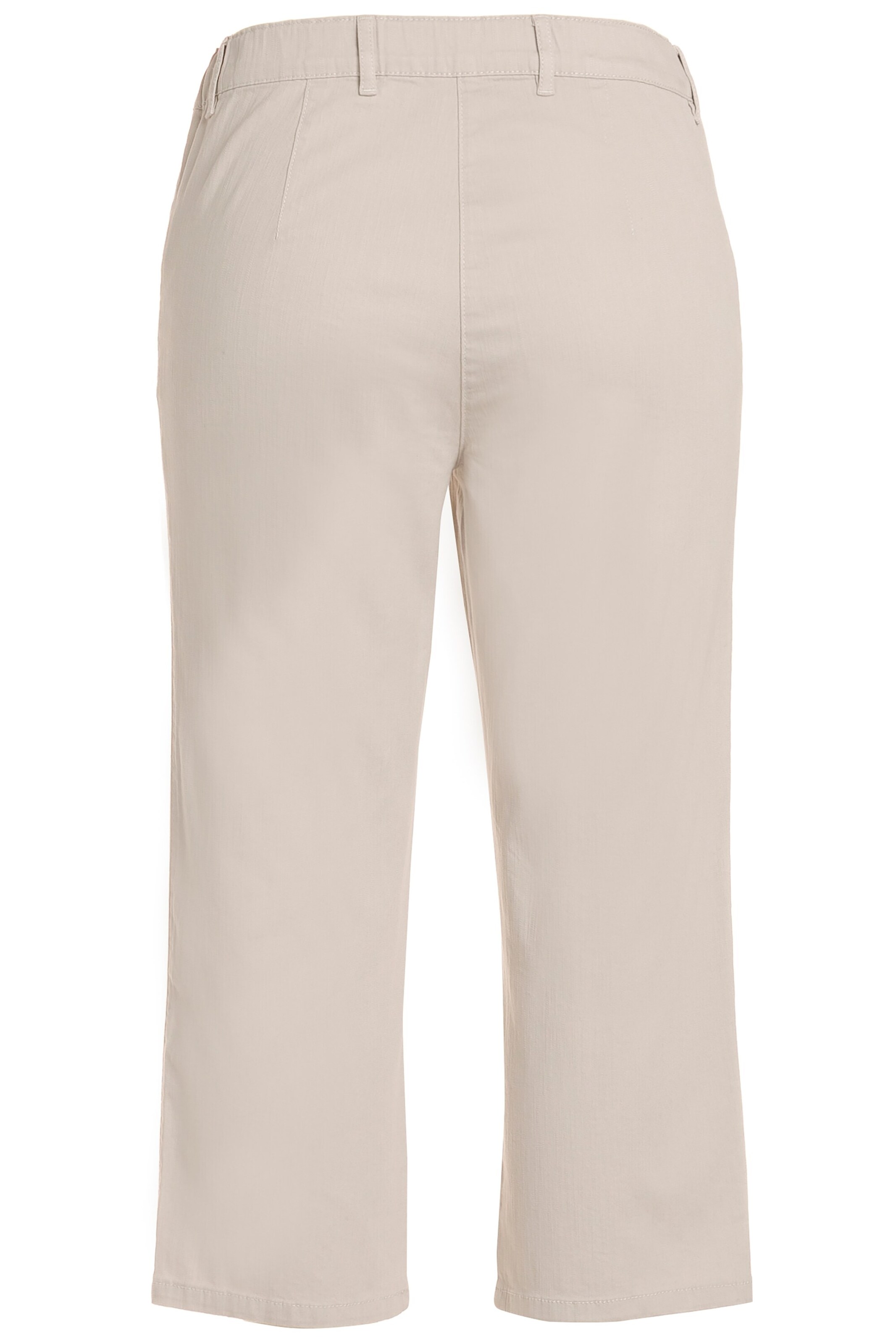 Ulla Popken Slimfit Hose 'Mony' in Beige