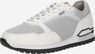 Sportbačiai be auliuko 'Parkour-L' iš BOSS, spalva – nebalintos drobės spalva / šviesiai pilka / juoda, Prekių apžvalga