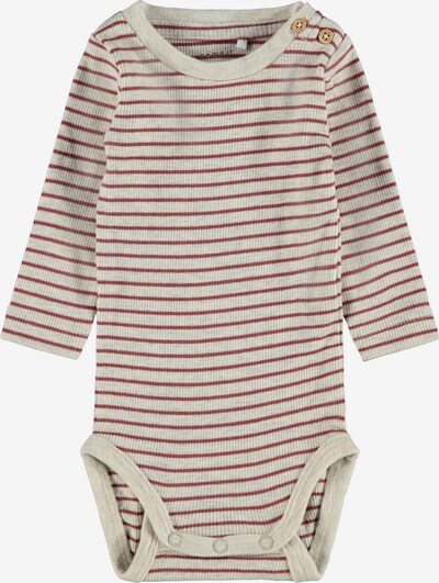 NAME IT Rompertje/body 'Olama' in de kleur Cranberry / Wolwit, Productweergave
