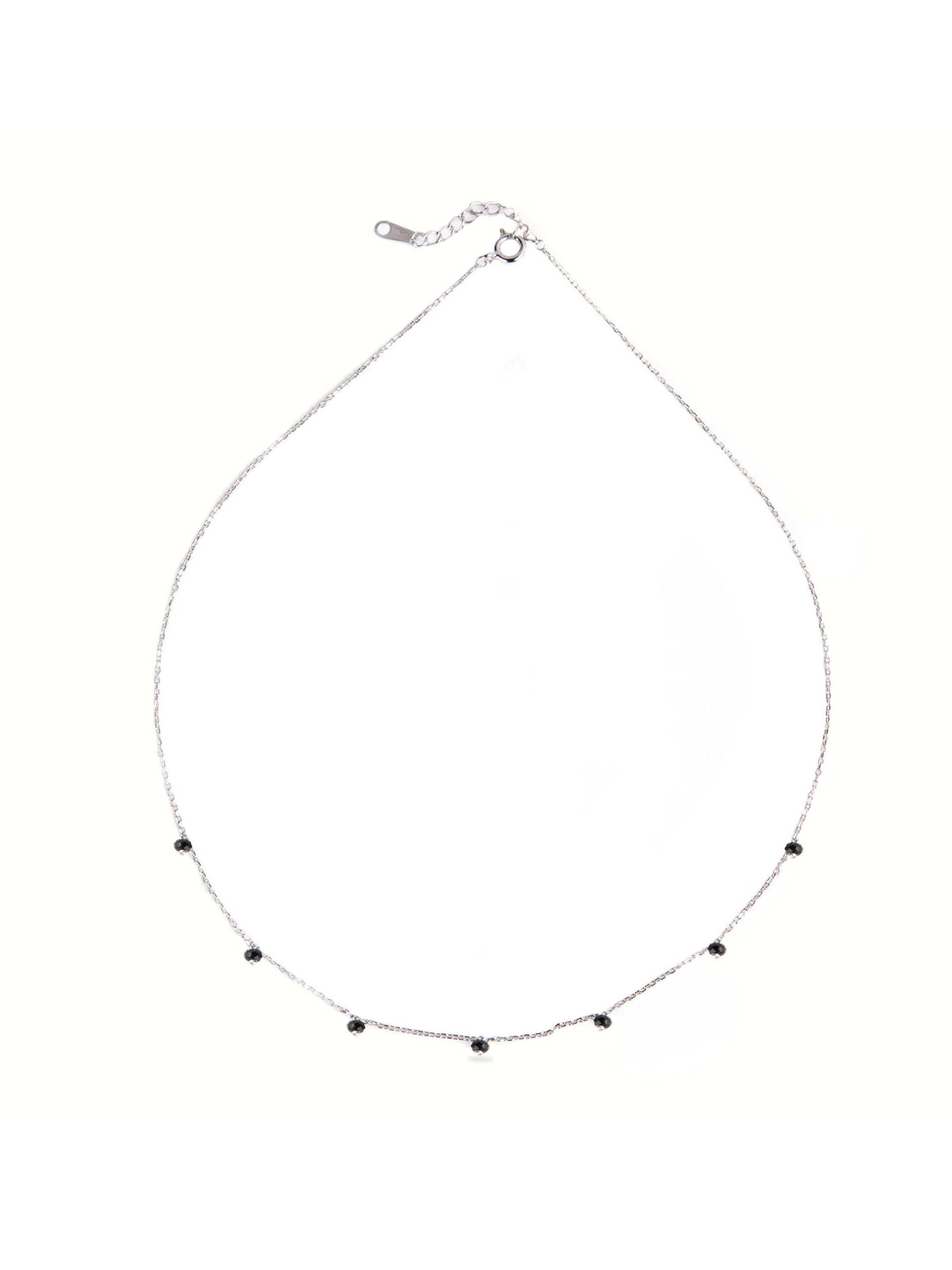 Luxenter - Cadena 'Khosar' en negro: frente