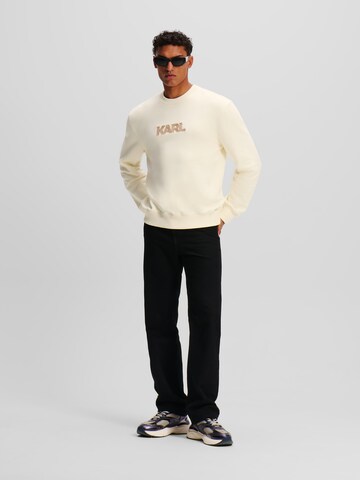 Karl Lagerfeld Sweatshirt 'Art Deco' in Beige