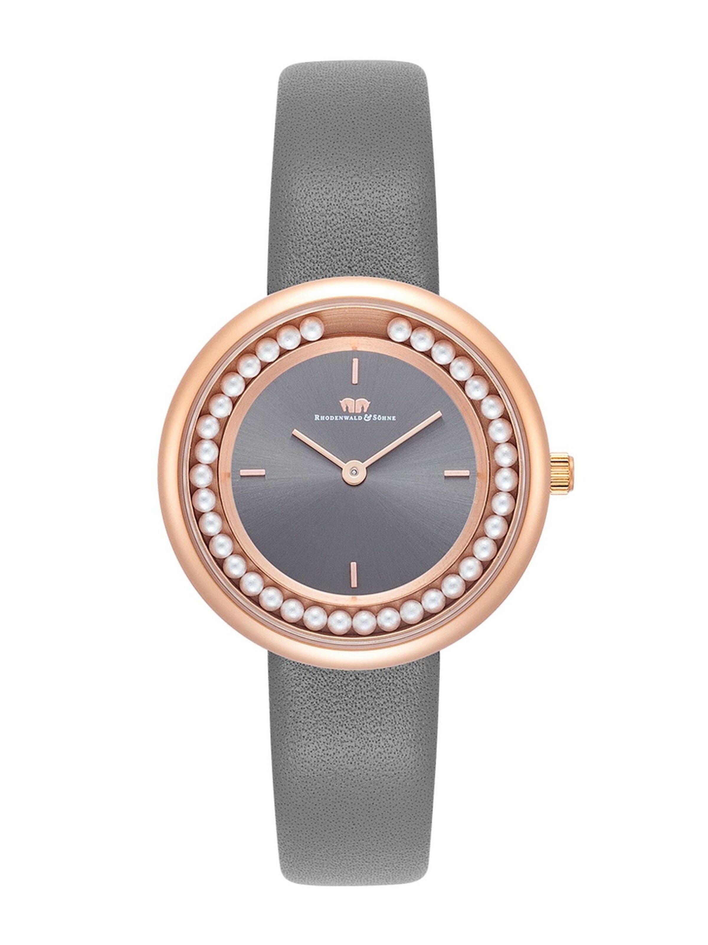 Rhodenwald & Söhne Analog watch in Grey: front