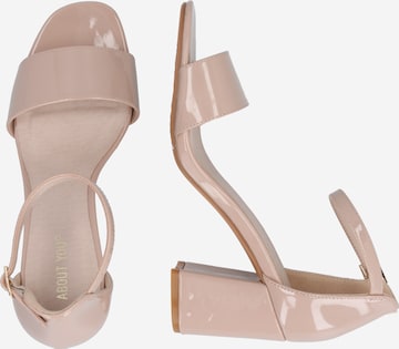 ABOUT YOU - Sandalias 'Alisha' en beige