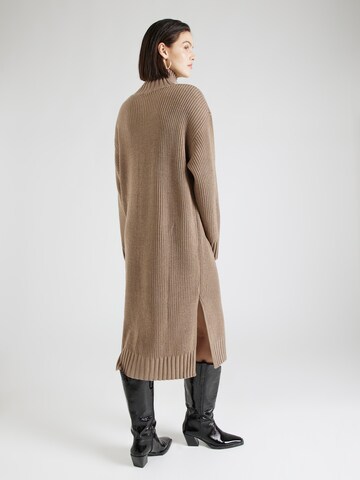 Monki Knitted dress in Brown