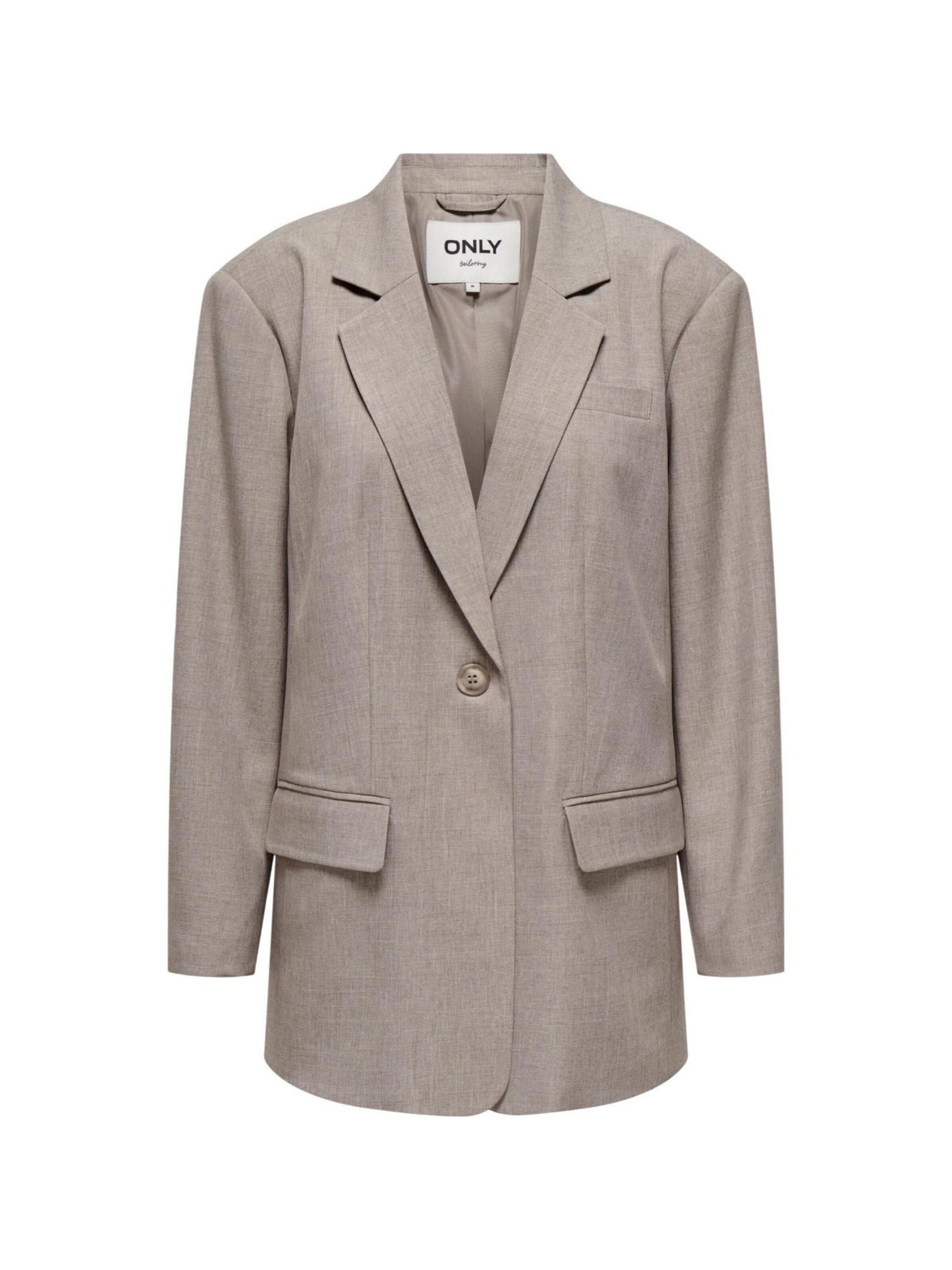 ONLY - Blazer en gris: frente