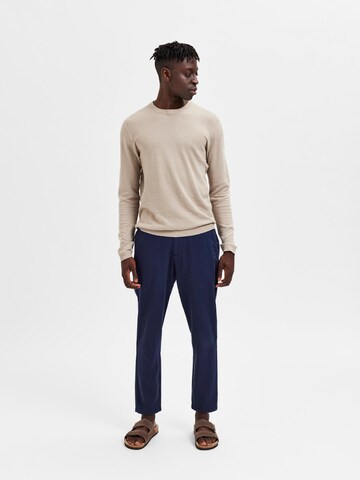 SELECTED HOMME Regular Chino trousers 'Brody' in Blue
