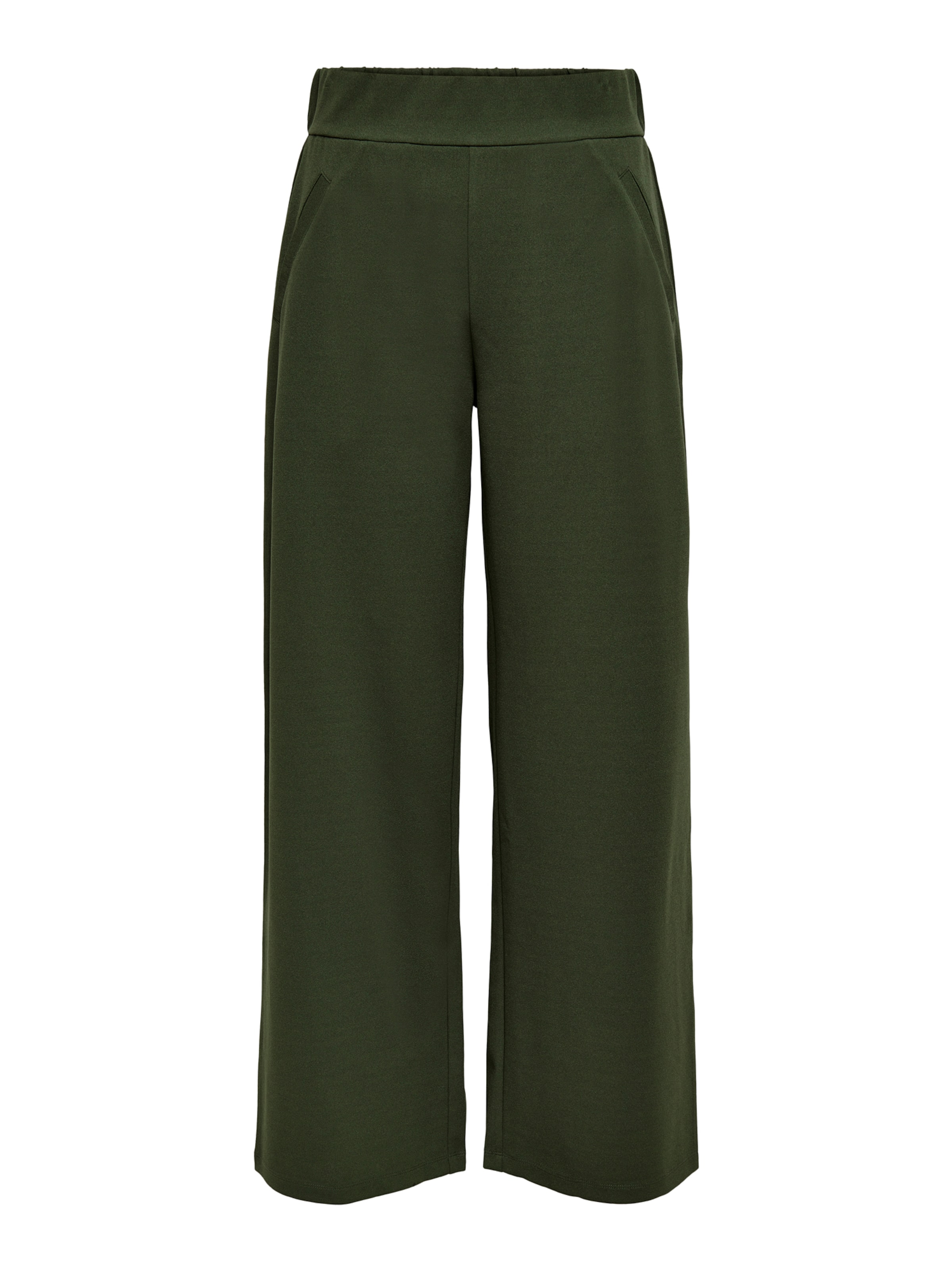 JDY Wide leg Broek 'JDYLOUISVILLE CATIA' in Groen: voorkant