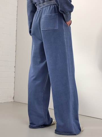 Wide Leg Pantalon Next en bleu