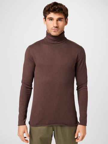 AMERICAN VINTAGE Sweater 'MARCEL' in Brown: front