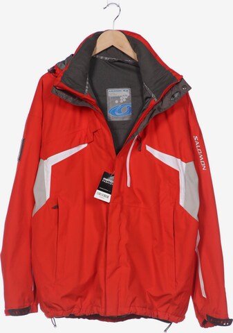 SALOMON Jacket & Coat in XL in Orange: front