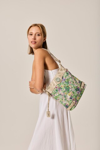 Rieker Shoulder Bag in Beige: front