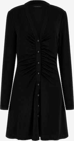 GUESS Shirt Dress in Black: front