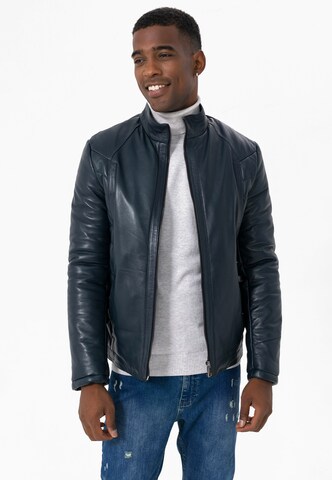 Jimmy Sanders Between-Season Jacket in Blue: front