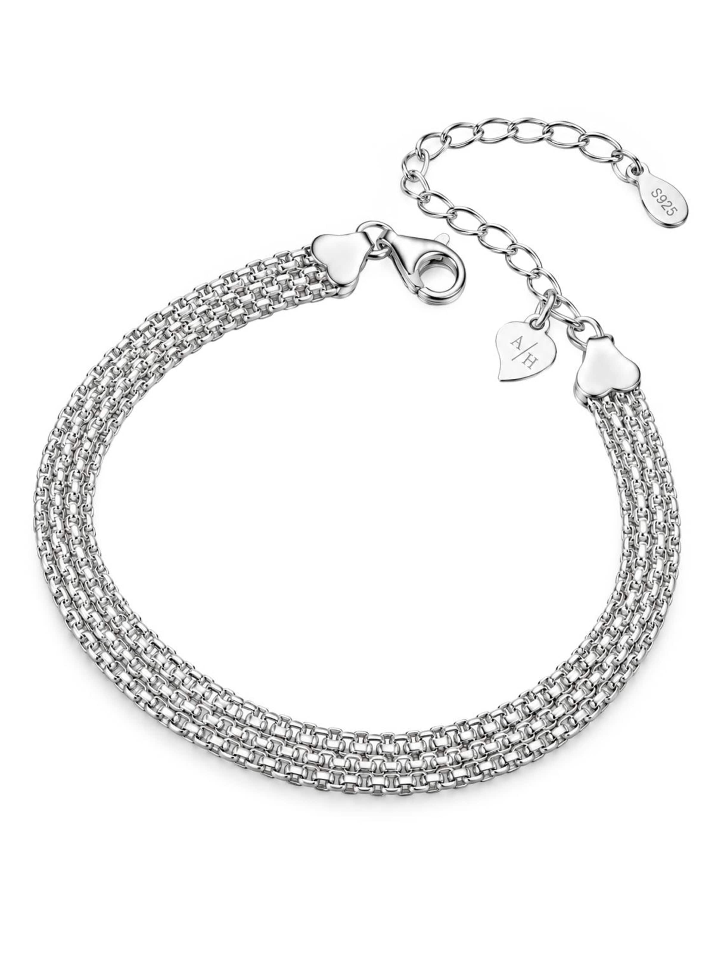 Bracelet 'Dolce Vita' Alster Herz en argent : devant