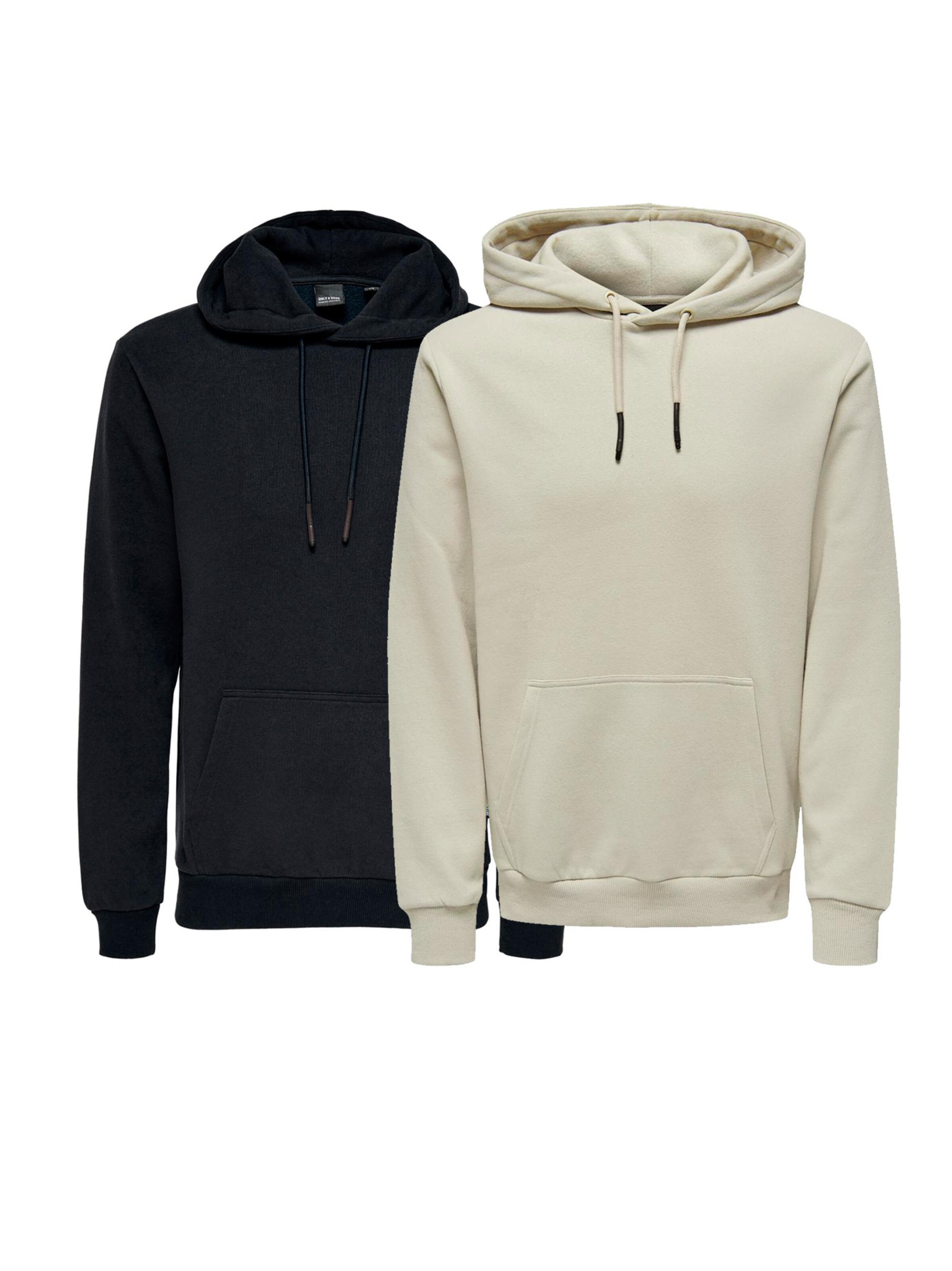 Only & Sons Sweatshirt 'CERES' in Beige: front