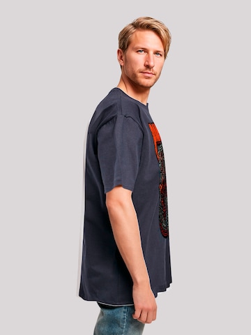 F4NT4STIC Shirt 'Pantera Venomous Snake' in Blauw